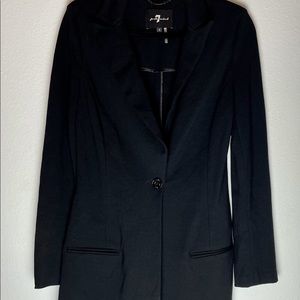 7 For All Mankind one button blazer